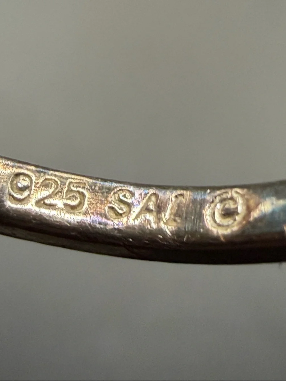 Vintage Sterling Silver 925 Mystic Topaz Ring Size 6.5 Jewelry Wedding Band